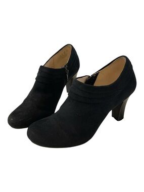 Life Stride Women’s Black Faux Suede Shooties 8.5